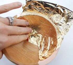 cmo reciclar platos de segunda mano con pintura acrlica y pan de oro