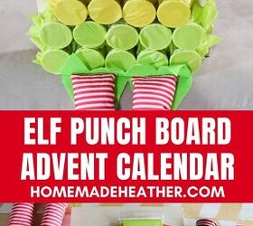 calendario de adviento, Calendario de Adviento Elf Punch Board