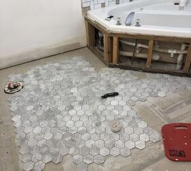 cmo instalar azulejos para salpicaderos de cocina con tapete adhesivo, Instalaci n de baldosas con mortero de capa fina por secciones