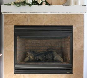 Get a tiled fireplace without laying a single tile