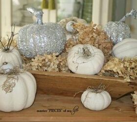 calabazas de cristal alemn con purpurina pottery barn knock off, Calabazas de purpurina 10