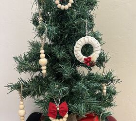 diy macrame christmas wreath ornament