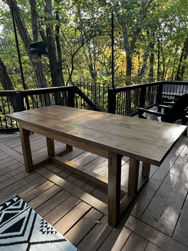 pottery barn portola table build