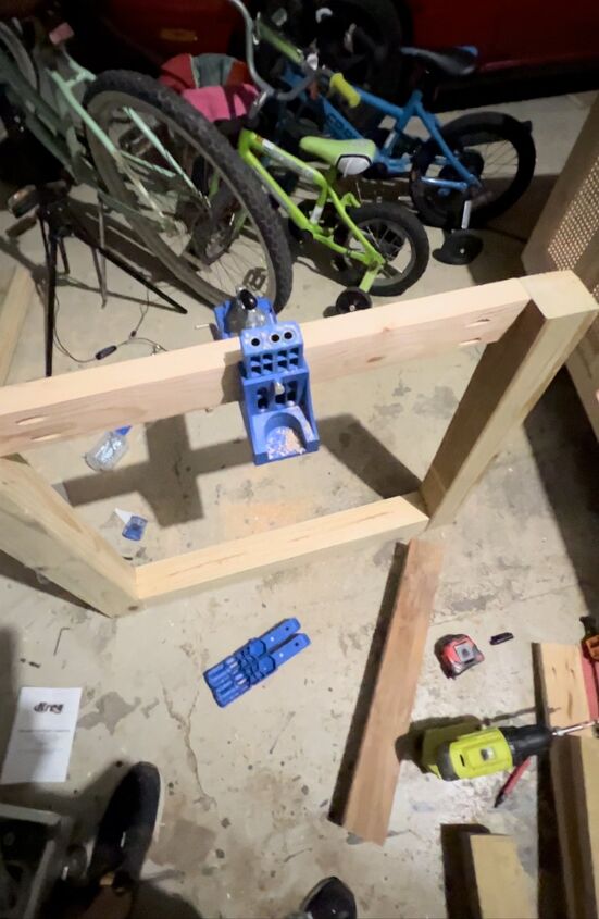 pottery barn portola table build