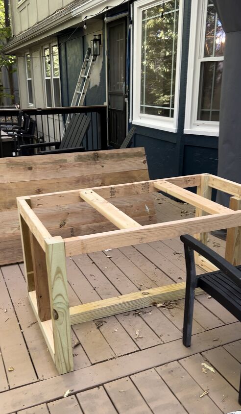 pottery barn portola table build