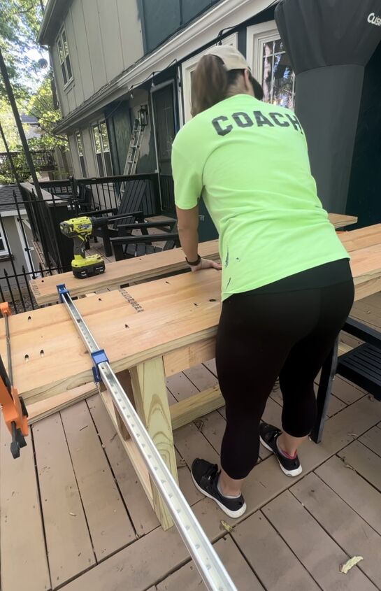 pottery barn portola table build