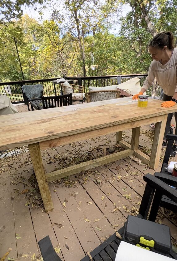 pottery barn portola table build