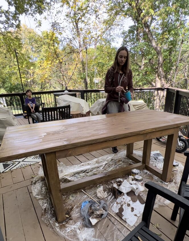 pottery barn portola table build
