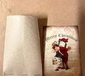 bolsitas de navidad hechas con tubos de cartn de papel higinico