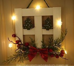 diy mini decoracin navidea de imitacin para ventanas