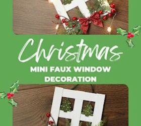 diy mini decoracin navidea de imitacin para ventanas