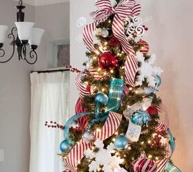 La manera más fácil de añadir cinta a un árbol de Navidad