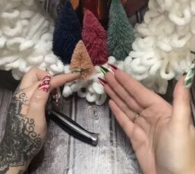 guirnalda de navidad fcil de hacer con loopy yarn