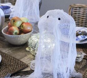 Como Hacer Un Fantasma De Tela De Queso Para Halloween