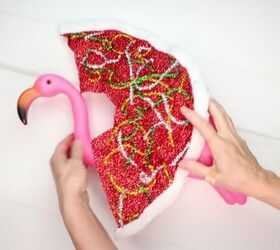 christmas flamingos