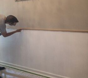 This easy DIY brightened up this drab doorway in one day