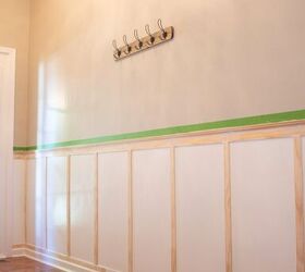aqu est una manera fcil y barata de transformar una habitacin con trim, easy board and batten wall