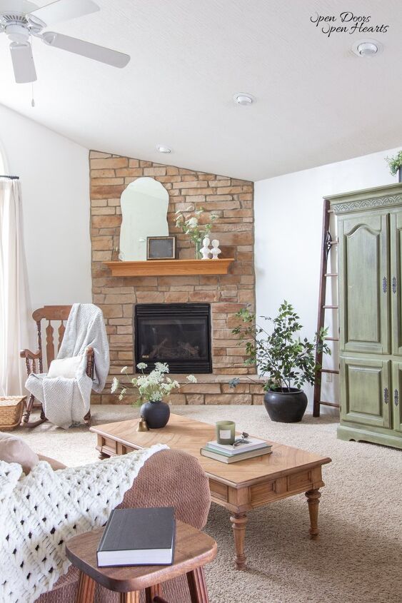 Pintura de piedra caliza: Bricolaje para renovar una chimenea ...