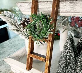 DIY Escalera en miniatura para tu bandeja escalonada navideña