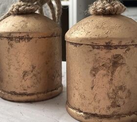 campana rstica de pottery barn, Campanas pintadas para crear una campana de hierro r stica de Pottery Barn