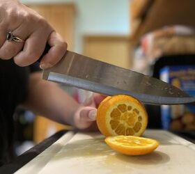 cmo se secan las naranjas, Cortar las naranjas para el secado