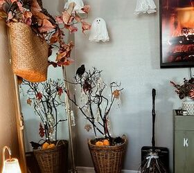 Cheesecloth Ghosts DIY