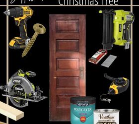 cmo hacer un rbol de navidad de una puerta vieja, Haga clic en la imagen para los enlaces a todos los suministros