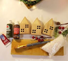 diy mini aldea de navidad