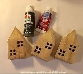 diy mini aldea de navidad