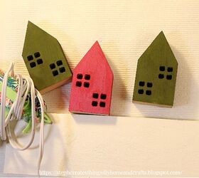 diy mini aldea de navidad