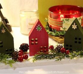 diy mini aldea de navidad