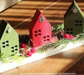 diy mini aldea de navidad