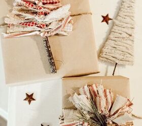 5 adornos diy para paquetes, Ideas ecol gicas y sostenibles para envolver paquetes de Navidad