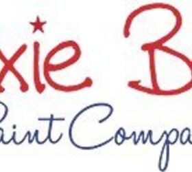pintando con nios pequeos parasol reciclado de cartn diy, Logotipo de la empresa de pintura Dixie Belle
