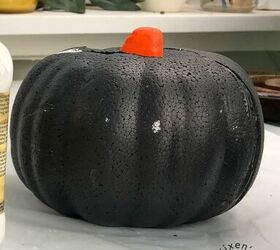 calabaza floral pintada con tiza contra el cncer de mama, Calabaza C ncer de Mama Antes