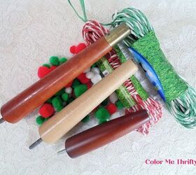 This creative DIYer turned repurposed furniture legs into adorable Christmas decorations in under 1hour