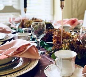 cmo crear un otoo friendsgiving table scape, mesa de oto o