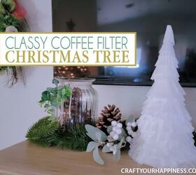 Árbol de Navidad con filtro de café