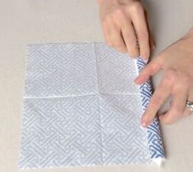 3 quick and easy decorative taper candle projects, Wrapping a taper candle in a piece of patterned paper napkin