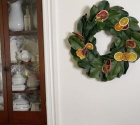 3 easy citrus dcor ideas to upgrade your home for the holidays, Dried citrus wreath