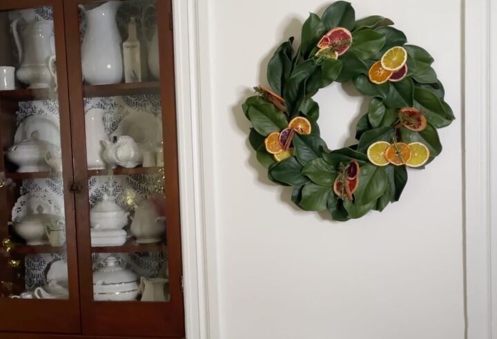 3 easy citrus dcor ideas to upgrade your home for the holidays, Dried citrus wreath