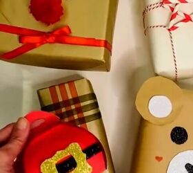 caja de regalo de navidad inspirada en pap noel