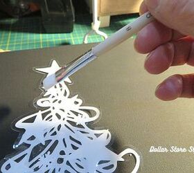 crea bonitas obras de arte con adhesivos navideos