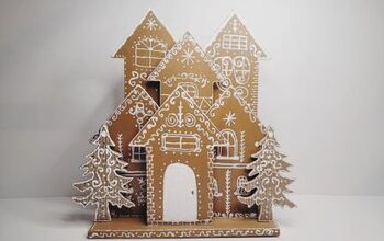 How to Make a DIY Gingerbread Village With Dollar Tree Items