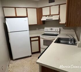 updating 1980 s kitchen cabinets for only 120