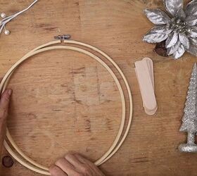 5 simple steps to make a stunning embroidery hoop centerpiece, Pulling apart an embroidery hoop