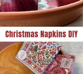 servilletas de navidad diy, Servilletas de Navidad DIY