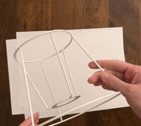 She gave her tiny lamp a touch of vintage flair with this easy 1-hour idea