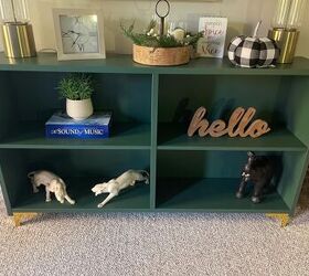 cubby bookshelf makeover