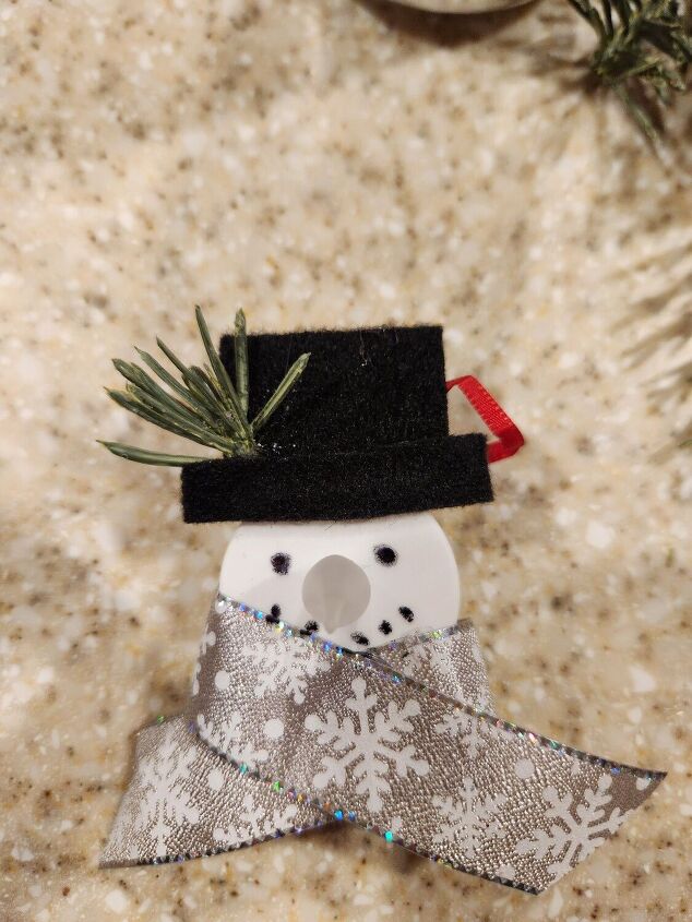 cute simple snowman ornament